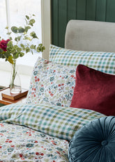 Laura Ashley Nigella Ruby Red Cushion